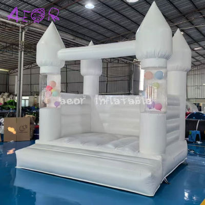 Je suis un gardien de soirée gonflable de mariage blanc château gonflable mini maison gonflable