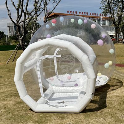Commercial Fête pour enfants Tente à ballons à dôme clair Tente à bulles maison gonflable à bulles