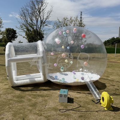 Commercial Fête pour enfants Tente à ballons à dôme clair Tente à bulles maison gonflable à bulles